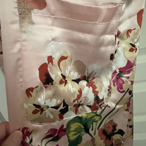 Floral Pink Kimono Robe - Picture 2 of 3